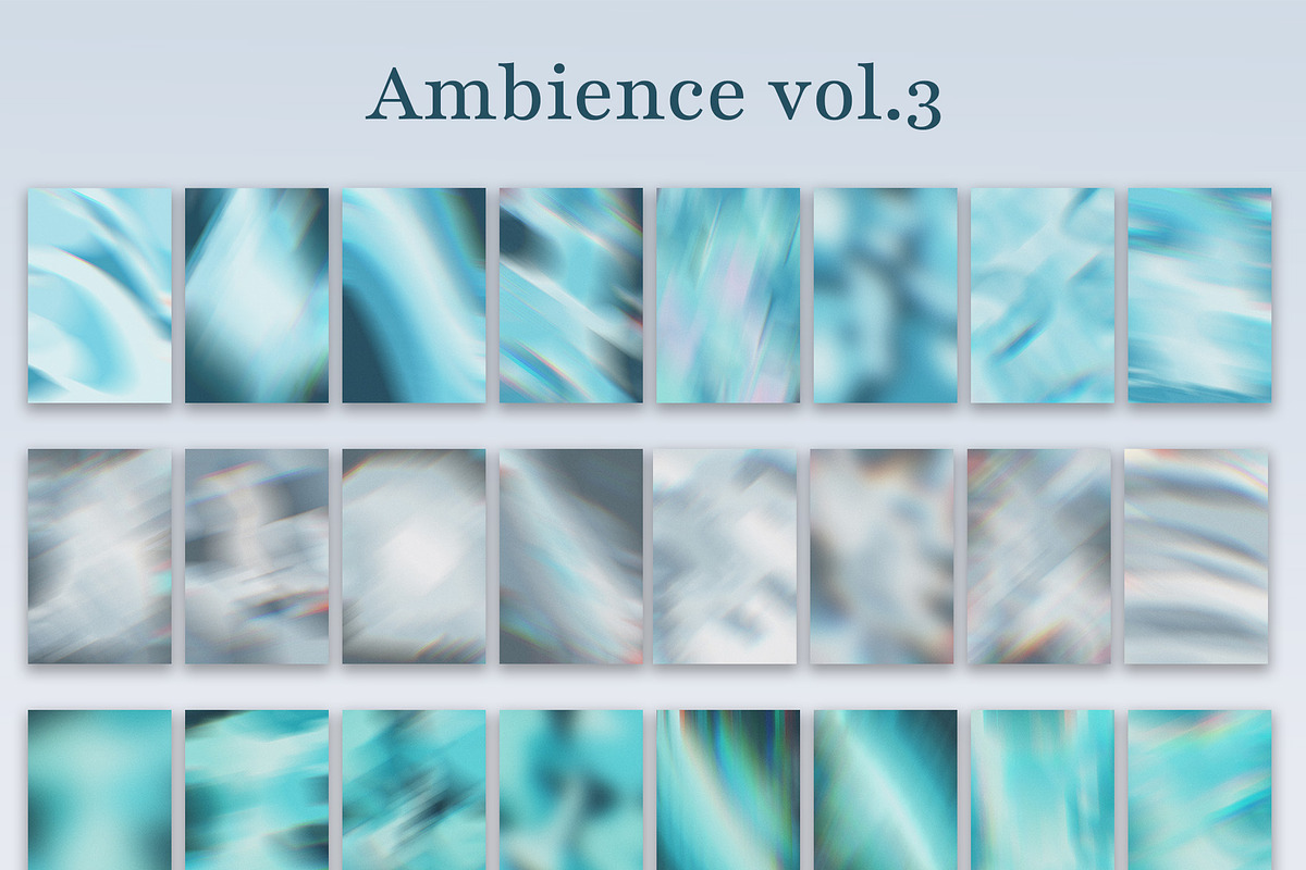 Ambience Vol.3: Ice Blue Backgrounds, an Object Graphic by Elena Choo (Photo 11 of 12)