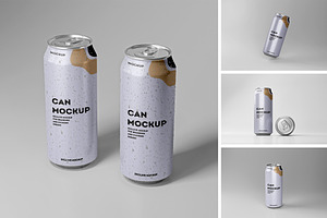 Soda Can Mockup