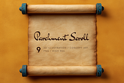 Parchment Scroll, a Texture Illustration by Typedreams.site (Thumbnail 1 of 3)