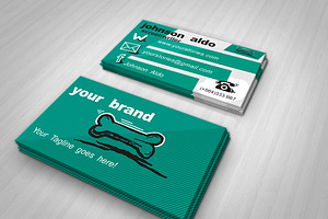 Cartoony Business Card