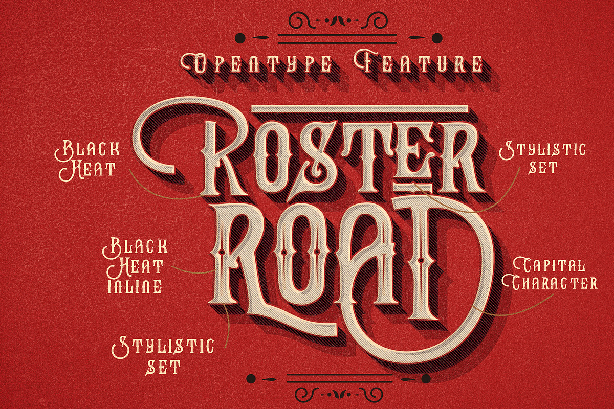Black Heat, a Sans Serif Font by Dirtyline Studio (Photo 2 of 8)