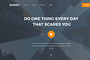 Ramro Web UI Kit - Header, an UI Kit Template by Danfe Designs (Thumbnail 2 of 11)