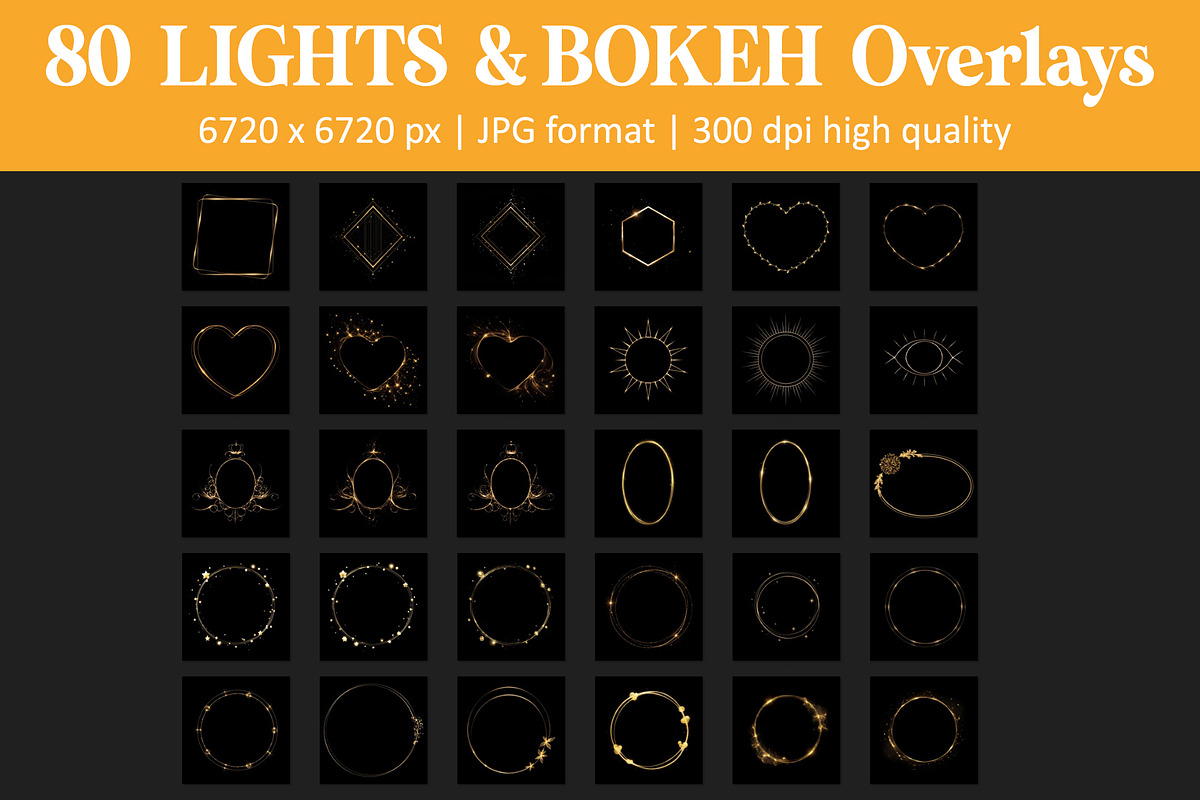 Bokeh Light Ring Overlays, an Object Graphic by DreamyOverlay (Photo 6 of 8)