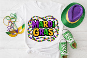 Glitter Mardi Gras PNG, an Illustration by Canvas Craft (Thumbnail 6 of 6)