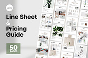 Line Sheet & Wholesale Catalog Canva, a Brochure Template by Type Here Studio (Thumbnail 1 of 8)