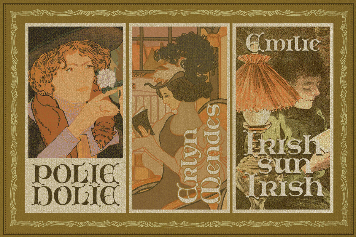 Celtoria Celtic Font Style, a Blackletter Font by Letterhend Studio (Photo 8 of 9)