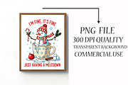Funny Cute Snowman Png, Christmas Pn, an Illustration by Libby Wishes (Thumbnail 3 of 6)