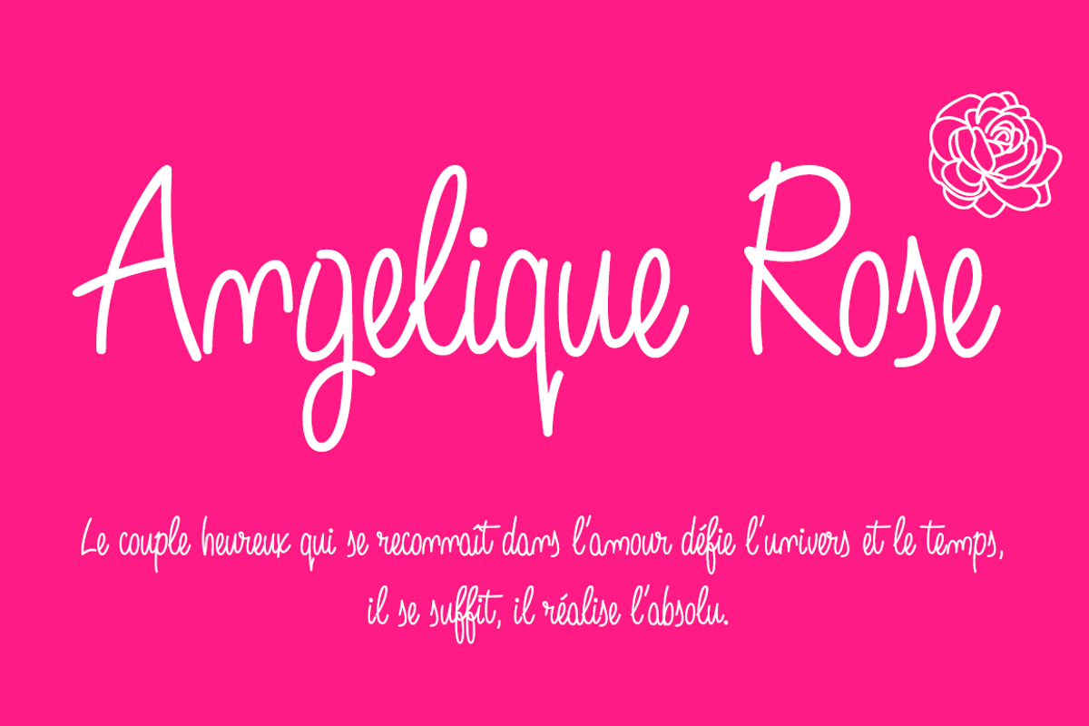 Angelique Rose -font-