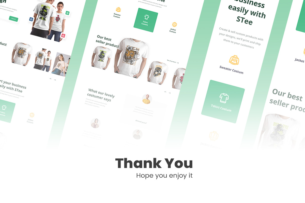 Print on Demand Web Design, a Wireframe Template by INSPR STD (Photo 6 of 6)
