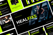 Healfixs Gym Keynote Presentation, a Presentation Template by Kren Studio (Thumbnail 4 of 8)
