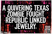 Fever Gothic, a Sans Serif Font by Remedy667 (Thumbnail 5 of 5)