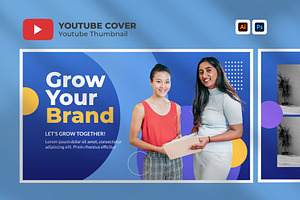 Marketing - Youtube Thumbnail Cover, a Social Media Template by hekenostudio