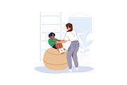 Rehabilitation, physiotherapy set, a Healthcare Illustration by PaperTrident (Thumbnail 3 of 11)
