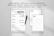 Instagram Planner Printable Canva, a Stationery Template by BRANDcontent (Thumbnail 3 of 6)