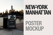 Poster Mockup in Manhattan, New York, an Advertising Mockup by Brandacle Mockups (Thumbnail 1 of 7)