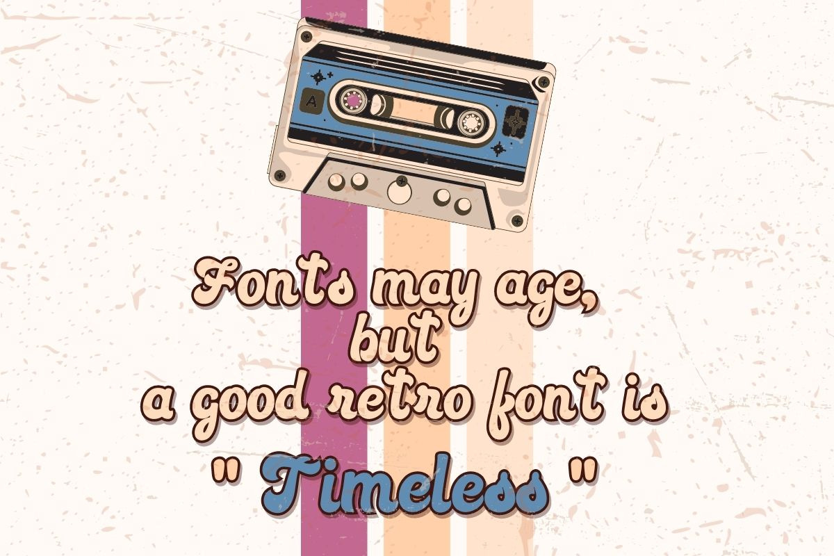 Classic Queen Retro - Groovy, a Handwritten Font by Charmingbear59.design (Photo 2 of 5)