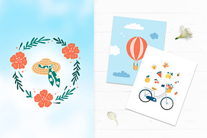 Summertime Illustrations & Patterns