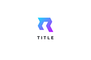 R Fun Playful Tech Logo, a Branding & Logo Template by baqoos