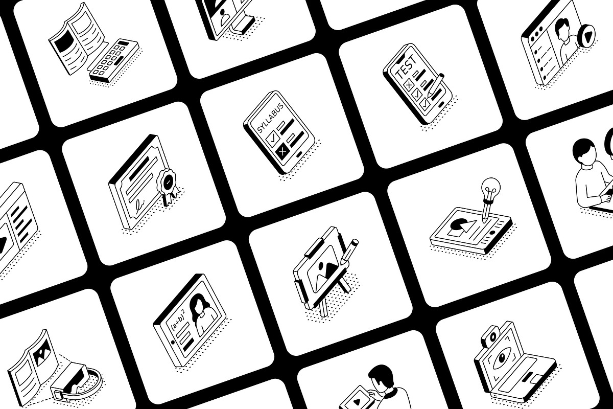 35 Animated E-Learning Illustrations, a Technology Illustration by Vectors Market (Photo 3 of 4)