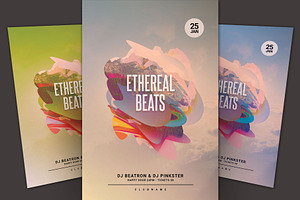 Ethereal Beats Flyer, a Flyer Template by styleWish