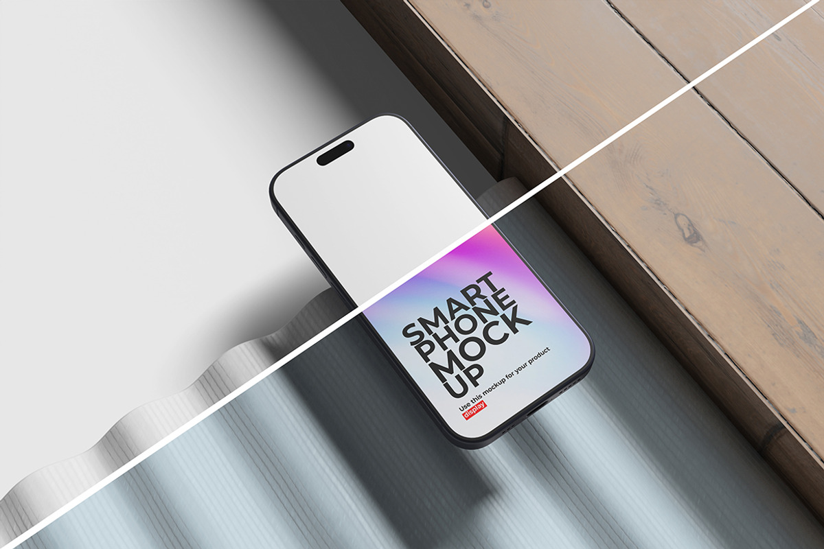 Smartphone Mockup for Mobile App, an iPhone Mockup by My Code Std (Photo 3 of 3)