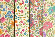 Retro Botanical Pattern, a Pattern Graphic by Artonix (Thumbnail 3 of 3)