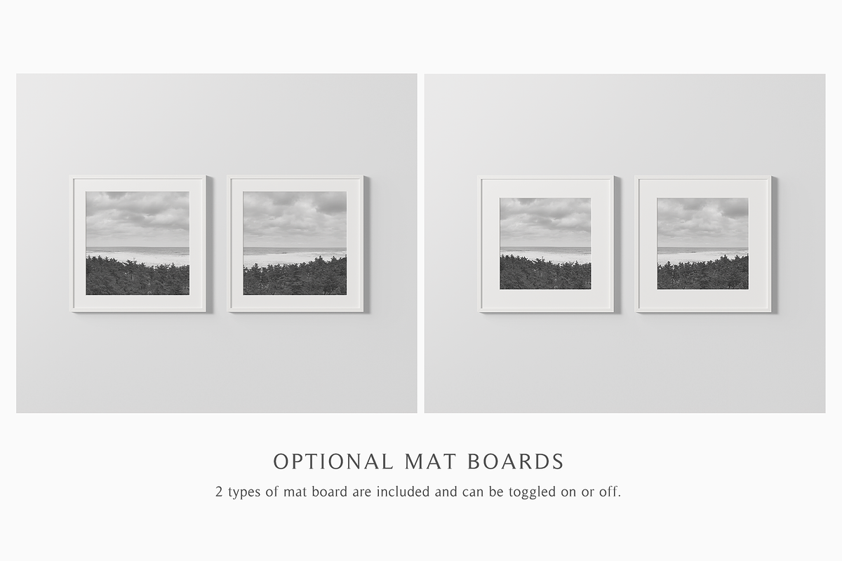 1x1 Square, 2 Frame Mockup, a Household Mockup by Lelu Art Design (Photo 11 of 11)
