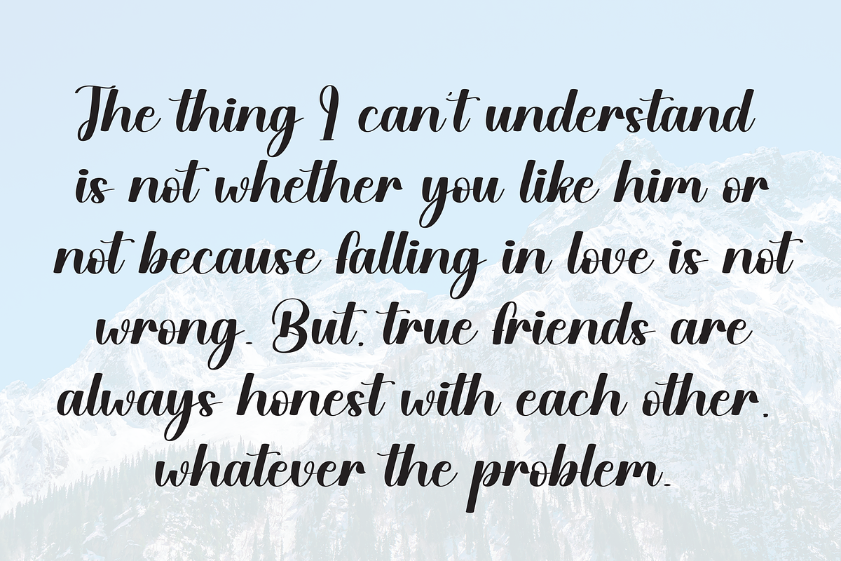 Alphatica | Script Font, a Handwritten Font by Scratchones (Photo 6 of 9)