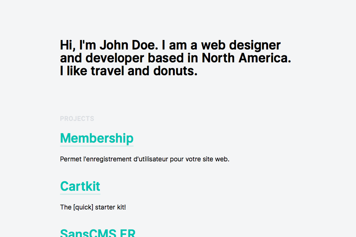 Gamma, for Kirby 2 CMS, a Templates & Theme by Starckio (Photo 1 of 4)