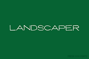 Landscaper, a Font by Fresh Pressed Fonts (Thumbnail 1 of 3)