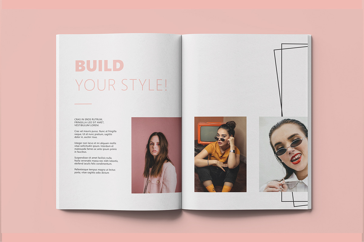Vintage Retro Fashion Magazine, a Magazine Template by Brand Square (Photo 9 of 12)