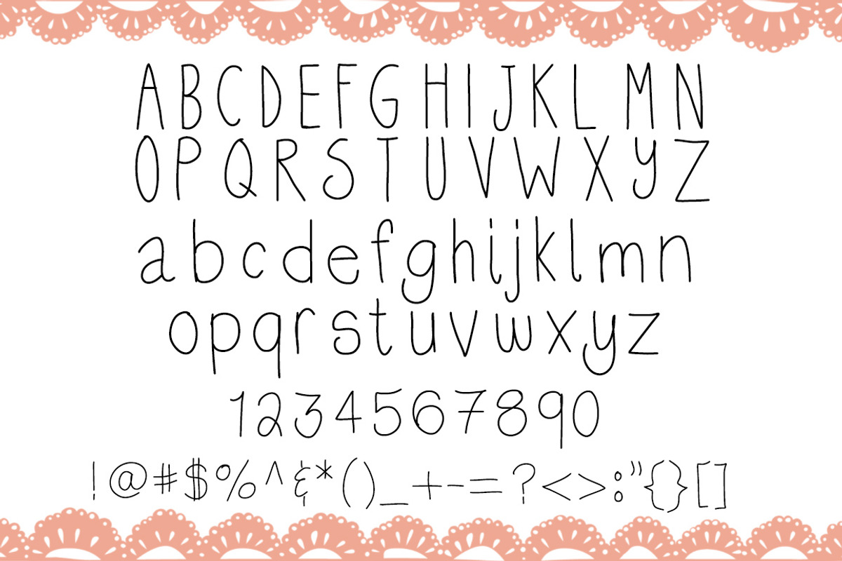 Sparrow's Nest Font preview 2