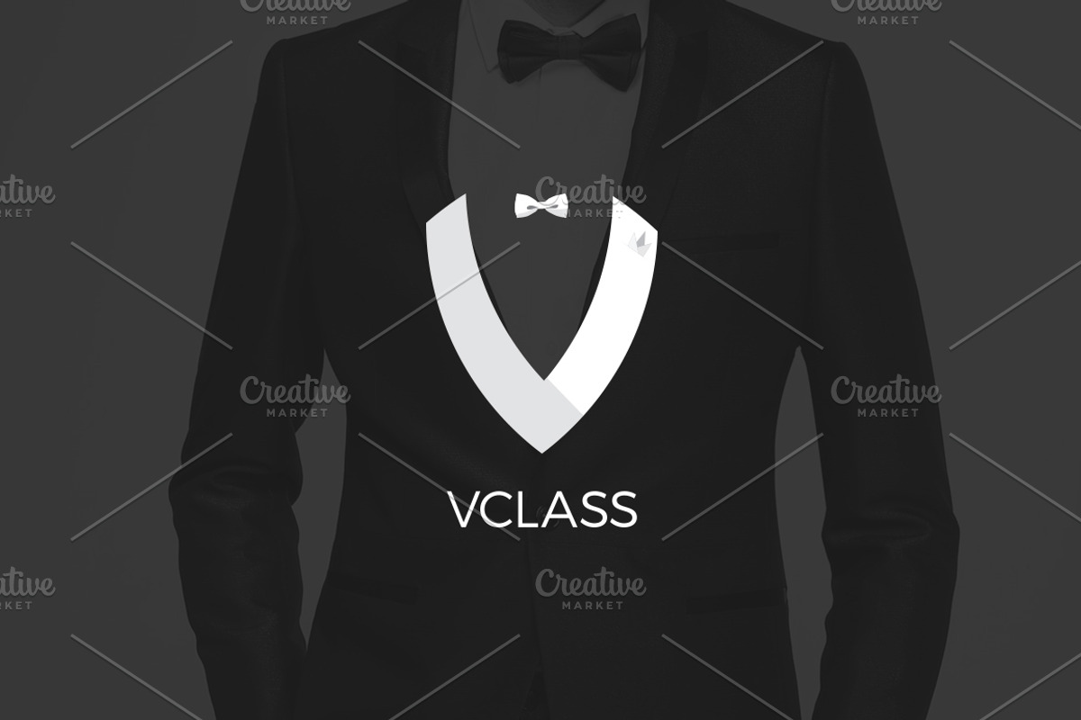 V-Class Logo, a Branding & Logo Template by drawzen