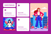 100 Animated Women's Day, a Person Illustration by Brickclay (Thumbnail 2 of 4)
