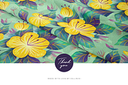 Yellow Garden Floral Pattern, a Pattern Graphic by Velliniki (Thumbnail 12 of 12)
