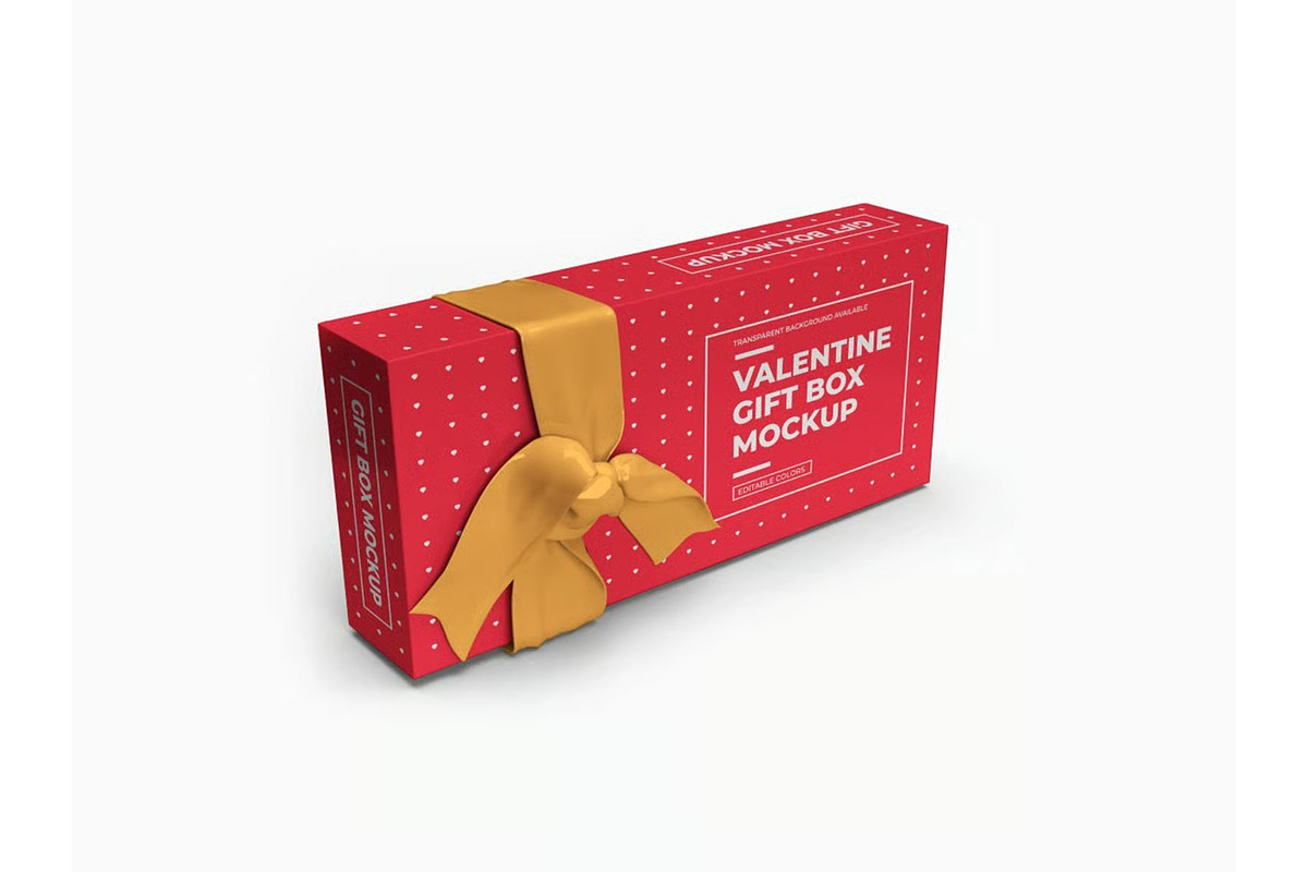 Gift Box Mockup Template Set, a Packaging Mockup by DesignRushMarket (Photo 2 of 11)
