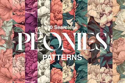 10 Peonies Patterns