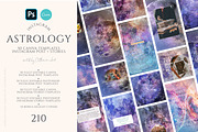 -50% Astrology Canva PS templates, a Social Media Template by Vintage Digital Textures (Thumbnail 4 of 9)