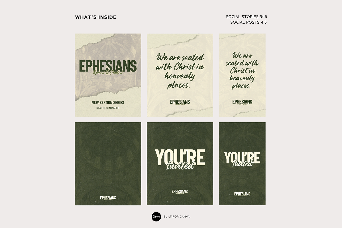Ephesians Sermon Series Bundle, a Presentation Template by Michael Peretti Studios (Photo 7 of 9)