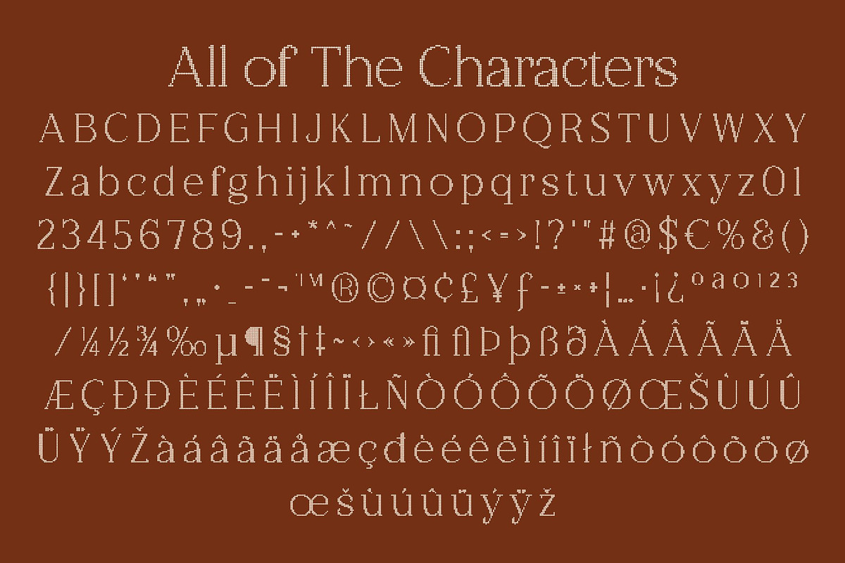CS Calistha Disco, a Serif Font by Craft Supply Co. (Photo 8 of 8)