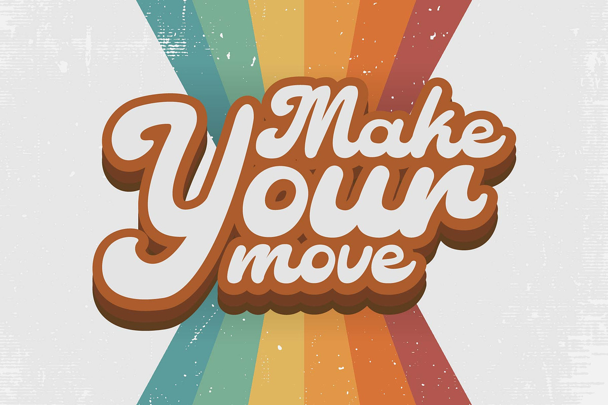 Retro Music - Retro Font, a Script Font by Densu Creative (Photo 2 of 6)