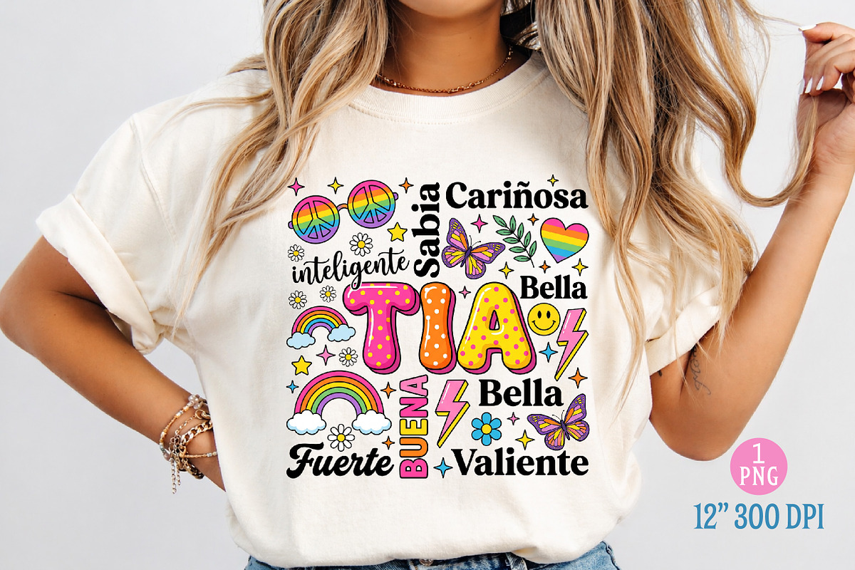 Tia Latina Retro PNG Design, a Decorative Illustration by Dream Creation (Photo 1 of 8)