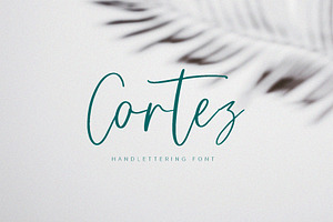Cortez | Handwritten Font