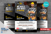 Home Renovation and Contracting, a Flyer Template by PSDPixel (Thumbnail 1 of 5)