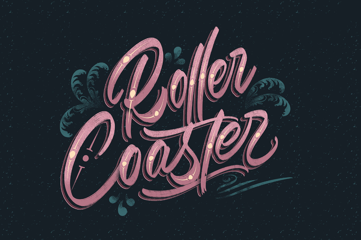 Procreate Lettering Inlay Pack, a Brush Add-On by Debi Sementelli (Photo 6 of 11)