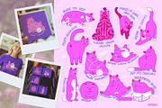 Funny Cats Illustration Collection, an Animal Illustration by Liiafis (Thumbnail 4 of 11)