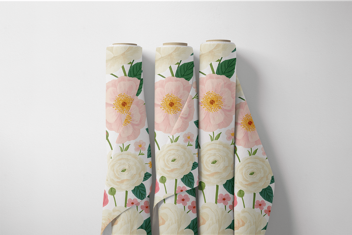 Blush Garden Roses Seamless Pattern, a Pattern Graphic by Pati Charm Studio (Photo 6 of 6)