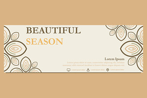 Abstract Floral Banner Template, a Marketing Template by sekitarief
