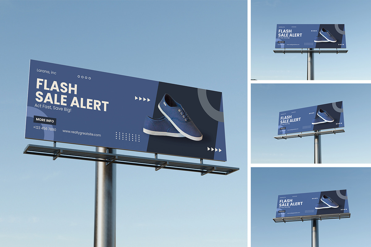 Billboard Mockup, an Advertising Mockup by xavier_studio (Photo 1 of 5)