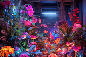 Neon Plants & Flowers